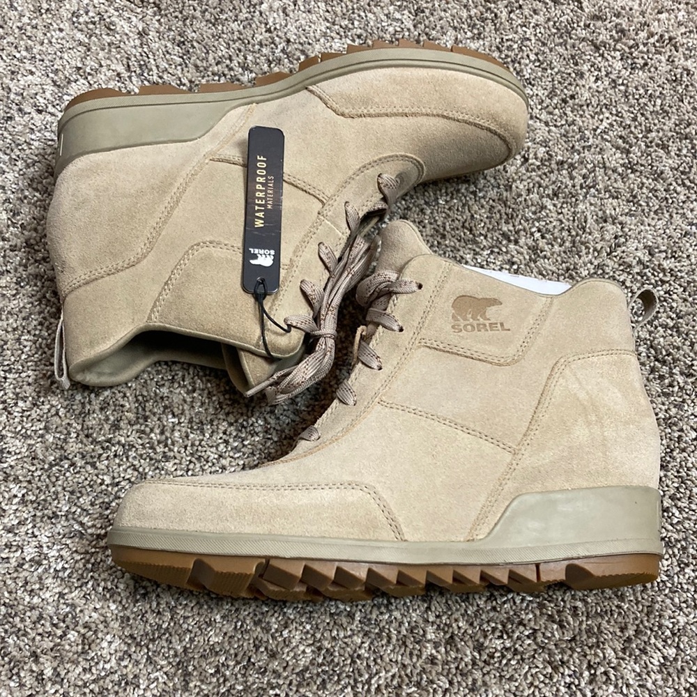 Sorel Tan Ankle Boots